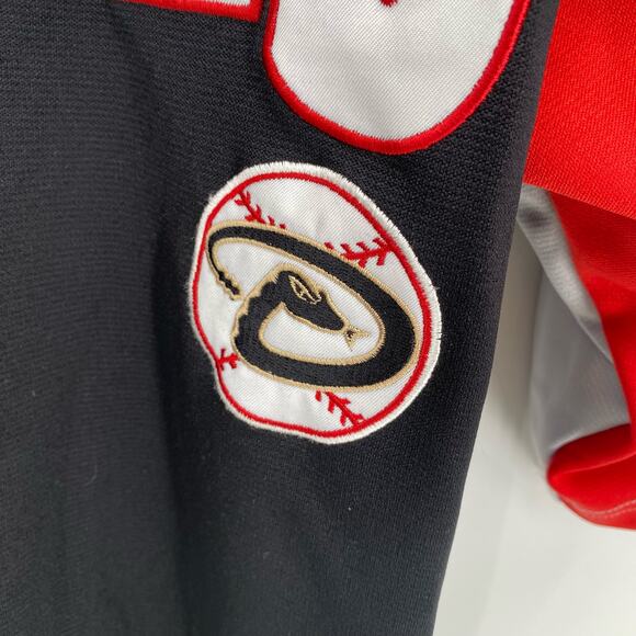 Arizona Diamondbacks jersey Dynasty size large black red - Picture 2 of 10